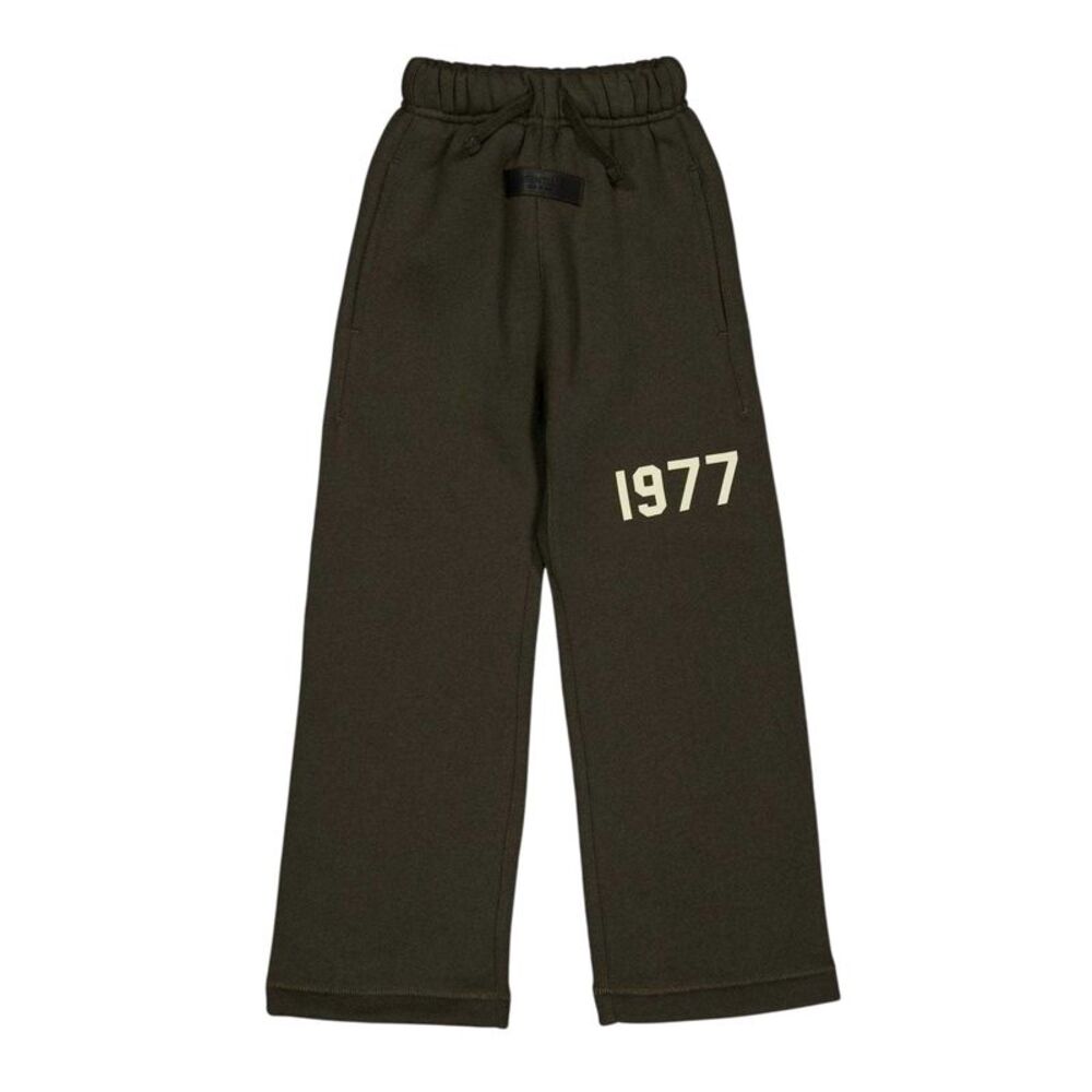 Fear Of God Essentials Childrens/Kids Fleece Relaxed Fit Sweatpants / Off Black